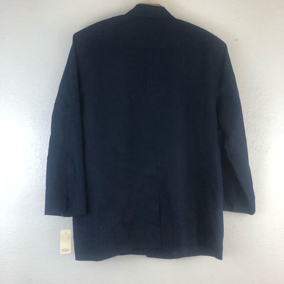 Roo Crossing Blue Two Buttons Blazer size 8P - Picture 5 of 7